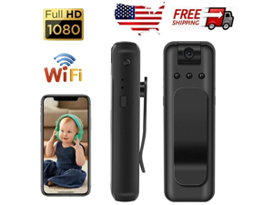 HD 1080P Body Camera Night Vision Voice Video Recording Mini Cam 128GB Support A HD 1080P Body Camera Night Vision Voice Video Recording Mini Cam 128GB Support A