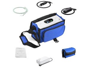 Monport Portable Oxygen Concentrator for Travel & Outdoors - 3L/min, 30.5% O, Rechargeable Battery, Car Adapter, Lightweight (3.3lb) - Camping, Hiking Accessory