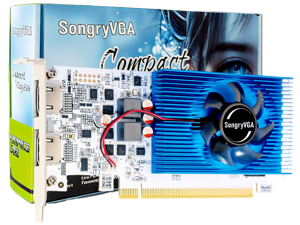 SongryVGA GT 730 Low Profile Graphics Card 