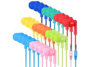 Gaosen 10 Pack Bulk Kids Earbuds for School Classroom Children, Wired in-Ear Headphones 3.5mm Affordable Earphones for Student Boys Girls Toddler Teen and Adult (Mixed Colors) Gaosen 10 Pack Bulk Kids Earbuds for School Classroom Children, Wired in-Ear Headphones 3.5mm Affordable Earphones for Student Boys Girls Toddler Teen and Adult (Mixed Colors)