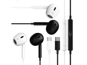 2 Packs USB C Headphones for iPhone 17/16/15 Pro Max Plus Type C Earphones with Microphone & Remote Noise Cancelling Earbuds for iPhone 17/16/15 Pro, iPad, Galaxy S23/S22/S21/S20/Ultra Note 10/20 2 Packs USB C Headphones for iPhone 17/16/15 Pro Max Plus Type C Earphones with Microphone & Remote Noise Cancelling Earbuds for iPhone 17/16/15 Pro, iPad, Galaxy S23/S22/S21/S20/Ultra Note 10/20