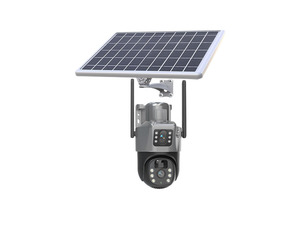 EsseCloud Dual-Screen 4G Solar Security Camera 6MP HD, Night Vision, Gun & Ball Linkage, Outdoor, Solar Powered EsseCloud Dual-Screen 4G Solar Security Camera 6MP HD, Night Vision, Gun & Ball Linkage, Outdoor, Solar Powered