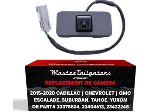 Master Tailgaters Replacement for Cadillac Escalade (2015-2020) / Chevrolet Suburban, Tahoe (2015-2020) / GMC Yukon, Yukon Denali (2015-2020) Backup Camera OE Part # 23378804, 23404613, 23432248 Master Tailgaters Replacement for Cadillac Escalade (2015-2020) / Chevrolet Suburban, Tahoe (2015-2020) / GMC Yukon, Yukon Denali (2015-2020) Backup Camera OE Part # 23378804, 23404613, 23432248