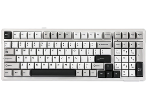 EPOMAKER x Aula F99 Wireless Mechanical Keyboard, Hot Swappable Gasket Custom Gaming Keyboard with Five-Layer Padding, Bluetooth/2.4GHz/USB-C, 8000mAh Battery (White Grey, Graywood V3 Switch) EPOMAKER x Aula F99 Wireless Mechanical Keyboard, Hot Swappable Gasket Custom Gaming Keyboard with Five-Layer Padding, Bluetooth/2.4GHz/USB-C, 8000mAh Battery (White Grey, Graywood V3 Switch)