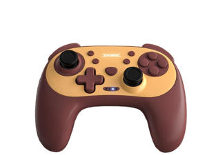 DOBE TNS-2101 Bluetooth Wireless Gaming Controller, Compatible with Switch / Android / PC(Win 7 or above) / IOS 13 / PS3 Cable Connection, Adjustable Motor Vibration Speed, Yellow/Brown DOBE TNS-2101 Bluetooth Wireless Gaming Controller, Compatible with Switch / Android / PC(Win 7 or above) / IOS 13 / PS3 Cable Connection, Adjustable Motor Vibration Speed, Yellow/Brown