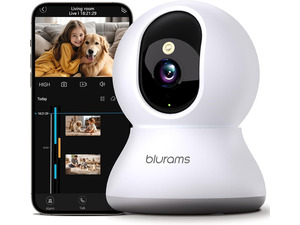 blurams Indoor Camera 2K, Cameras for Home Security 5G&2.4GHz, 360° Pet Camera w/Motion Tracking, Phone App, 2-Way Audio, IR Night Vision, Siren, Works with Alexa & Google Assistant blurams Indoor Camera 2K, Cameras for Home Security 5G&2.4GHz, 360° Pet Camera w/Motion Tracking, Phone App, 2-Way Audio, IR Night Vision, Siren, Works with Alexa & Google Assistant