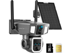 4G LTE Cellular Security Camera Outdoor, 4K 10x Optical Zoom Wireless Solar Camera 12000mAh, No WiFi or WiFi 2 Mode, 360° Pan and Tilt AI Tracking Cam for Remote Monitor with SIM Card and 64GB SD Card 4G LTE Cellular Security Camera Outdoor, 4K 10x Optical Zoom Wireless Solar Camera 12000mAh, No WiFi or WiFi 2 Mode, 360° Pan and Tilt AI Tracking Cam for Remote Monitor with SIM Card and 64GB SD Card