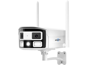 Hiseeu WiFi Pro 4MP Dual Lens Surveillance Camera, 180-Degree Ultra Wide Angle, 5GHz/2.4GHz, Black Light Color Night Vision, 2-Way Audio, Outdoor IP66, 24/7 Recording Support Hiseeu WiFi Pro 4MP Dual Lens Surveillance Camera, 180-Degree Ultra Wide Angle, 5GHz/2.4GHz, Black Light Color Night Vision, 2-Way Audio, Outdoor IP66, 24/7 Recording Support