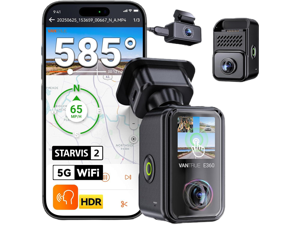 Vantrue E360 Plus All Channel Dash Cam, 585°, Dual STARVIS 2, Fisheye Front + Fisheye Inside + Rear Dash Camera, Dual IR Night Vision, GPS, WiFi, Touchscreen, Parking Mode, Voice Control, Support 1TB Vantrue E360 Plus All Channel Dash Cam, 585°, Dual STARVIS 2, Fisheye Front + Fisheye Inside + Rear Dash Camera, Dual IR Night Vision, GPS, WiFi, Touchscreen, Parking Mode, Voice Control, Support 1TB