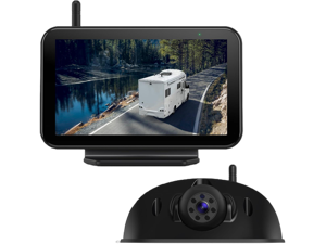 eRapta RV Backup Camera Wireless System for Furrion with 5-Inch Monitor 1080P, 1 Rear Camera, Wide-View, Video Recording, IR Night Vision, IP69 Waterproof, Plug and Play for Camper -AY5 eRapta RV Backup Camera Wireless System for Furrion with 5-Inch Monitor 1080P, 1 Rear Camera, Wide-View, Video Recording, IR Night Vision, IP69 Waterproof, Plug and Play for Camper -AY5