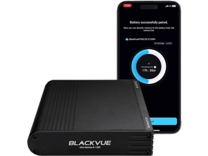 Blackvue B-130A Ultra Battery | Fast Charging Dash Cam Battery Pack, Up to 30 Hours Parking Mode, 12V/24V, USB Power, Smart App & Cloud Monitoring, Compatible Exclusively Dash cams Blackvue B-130A Ultra Battery | Fast Charging Dash Cam Battery Pack, Up to 30 Hours Parking Mode, 12V/24V, USB Power, Smart App & Cloud Monitoring, Compatible Exclusively Dash cams