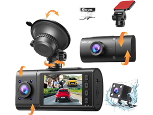 2025 Dash Cam, 3 Channel Dash Cam Front and Rear Inside, Interior Car Camera, 2.5K/1440P Single Fr,Fr+Interior, Front+Rear Dash Camera for Cars Taxi with Night Vision, Parking Monitor 1S Recording 2025 Dash Cam, 3 Channel Dash Cam Front and Rear Inside, Interior Car Camera, 2.5K/1440P Single Fr,Fr+Interior, Front+Rear Dash Camera for Cars Taxi with Night Vision, Parking Monitor 1S Recording