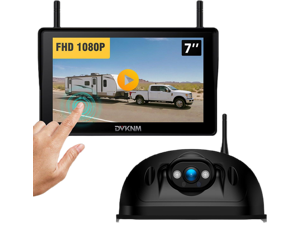 Wireless RV Backup Camera System for Furrion Pre-Wired RVs Truck Trailer, FHD 1080P 7" Touchscreen IPS Monitor & Rear View Camera, Loop Recording Night Vision IP69 Waterproof Plug & Play F7 Wireless RV Backup Camera System for Furrion Pre-Wired RVs Truck Trailer, FHD 1080P 7" Touchscreen IPS Monitor & Rear View Camera, Loop Recording Night Vision IP69 Waterproof Plug & Play F7