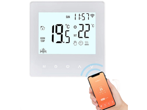 Thermostat Smart Tuya WiFi Thermostat 16A Digital Programmable LCD Display Underfloor Heating Temperature Controller Digital Intelligent Wall Thermostat for Electric Heating Thermostat Smart Tuya WiFi Thermostat 16A Digital Programmable LCD Display Underfloor Heating Temperature Controller Digital Intelligent Wall Thermostat for Electric Heating