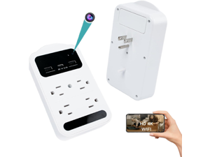 2026 Upgraded 4K WiFi Nanny Cam Hidden Camera with Night Vision,Wireless Outlet Charger Camera,Motion Detection|SD Storage Indoor Camera for Pet|Home|Office-White 2026 Upgraded 4K WiFi Nanny Cam Hidden Camera with Night Vision,Wireless Outlet Charger Camera,Motion Detection|SD Storage Indoor Camera for Pet|Home|Office-White