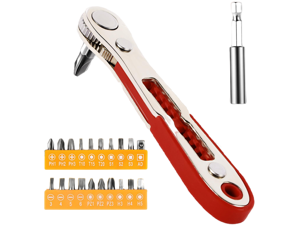 22-in-1 Magnetic Ratchet Screwdriver Set w/Reversible Wrench & Bits | Compact for Tight Spaces, DIY/Home/Car Repairs | Best Gift for DIYers, Handymen & Men 22-in-1 Magnetic Ratchet Screwdriver Set w/Reversible Wrench & Bits | Compact for Tight Spaces, DIY/Home/Car Repairs | Best Gift for DIYers, Handymen & Men