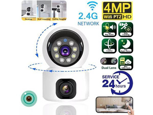 4MP Dual Lens WiFi IP Camera Wired indoor CCTV PTZ Home Security Smart Cam 4MP Dual Lens WiFi IP Camera Wired indoor CCTV PTZ Home Security Smart Cam