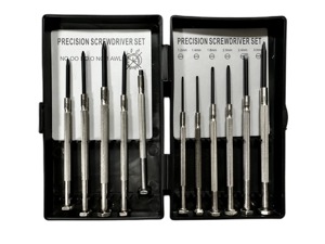 11 Pcs Small Precision Screwdriver Set, Tiny Screwdriver Set, Mini Screw Driver Kit with Slotted and Phillips Heads, Ideal for Watch, Eyeglasses, Toys, Electronics, Computer Repair 11 Pcs Small Precision Screwdriver Set, Tiny Screwdriver Set, Mini Screw Driver Kit with Slotted and Phillips Heads, Ideal for Watch, Eyeglasses, Toys, Electronics, Computer Repair