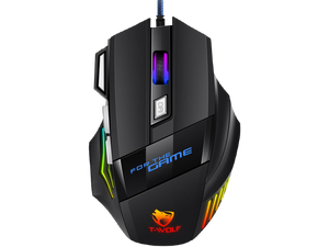 Wired RGB Gaming Mouse, Optical USB Gaming Mice, 2400 DPI, 7 Buttons with RapidFire Key, 7 Mode Backlit, Ergonomic Computer Mouse for PC Laptop Windows Mac Wired RGB Gaming Mouse, Optical USB Gaming Mice, 2400 DPI, 7 Buttons with RapidFire Key, 7 Mode Backlit, Ergonomic Computer Mouse for PC Laptop Windows Mac