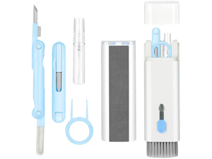 7-in-1 Electronic Cleaner Kit,Keyboard Cleaner,Laptop Cleaner Kit for Monitor, Cell Phone, Headset, Lego, Laptop Camera Lens(Blue) 7-in-1 Electronic Cleaner Kit,Keyboard Cleaner,Laptop Cleaner Kit for Monitor, Cell Phone, Headset, Lego, Laptop Camera Lens(Blue)