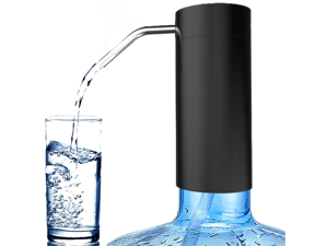 Water Bottle Dispenser Pump, MagicPro Electric Automatic USB Charging 5 Gallon Portable Water Dispenser, Fits Most 2-6 Gallon Water Bottle, Touch it on Technology Make Life Much Easier (1) Water Bottle Dispenser Pump, MagicPro Electric Automatic USB Charging 5 Gallon Portable Water Dispenser, Fits Most 2-6 Gallon Water Bottle, Touch it on Technology Make Life Much Easier (1)