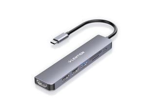 USB C Hub with 100W Charging, 4K HDMI, Dual Card Reader, USB 3.0 & 2.0 Compatible MacBook Pro, New Mac Air/Surface, Chromebook, More, Stable Driver Adapter (CB-CE18, Space Gray) USB C Hub with 100W Charging, 4K HDMI, Dual Card Reader, USB 3.0 & 2.0 Compatible MacBook Pro, New Mac Air/Surface, Chromebook, More, Stable Driver Adapter (CB-CE18, Space Gray)