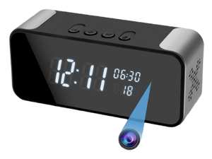 Hidden Camera,Wireless Indoor Camera for Home Security, Alarm Clock & Bluetooth Speaker, 4K Nanny Cam for Indoor Safety, HD Night Vision & Motion Detection Alerts,Cloud & SD Storage, App Control Hidden Camera,Wireless Indoor Camera for Home Security, Alarm Clock & Bluetooth Speaker, 4K Nanny Cam for Indoor Safety, HD Night Vision & Motion Detection Alerts,Cloud & SD Storage, App Control