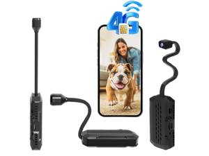 4G LTE Cellular Security Spy Camera, No WiFi Or Mains Power Required (SIM Card Included), 4K HD Mini Surveillance, 170° Wide-Angle View, AI Motion Detection, Night Vision Capability 4G LTE Cellular Security Spy Camera, No WiFi Or Mains Power Required (SIM Card Included), 4K HD Mini Surveillance, 170° Wide-Angle View, AI Motion Detection, Night Vision Capability