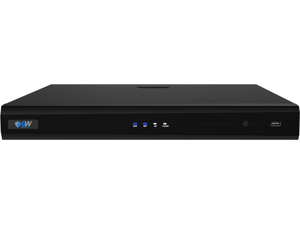 GW Security 32 Channel 12MP / 8MP 4K NVR H.265+ Stand Alone Video Recorder with Two 16 Ports PoE Switch (GW4232N) GW Security 32 Channel 12MP / 8MP 4K NVR H.265+ Stand Alone Video Recorder with Two 16 Ports PoE Switch (GW4232N)
