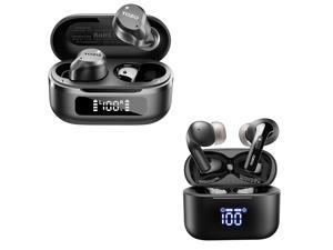 NC9 Hybrid Active Noise Cancelling Wireless Earbuds, 6 Mics ENC Clear Call, in Ear Bluetooth 5.3 Headphones T20 Earbuds with LED Digital Display Dual Mic Call Noise Cancelling NC9 Hybrid Active Noise Cancelling Wireless Earbuds, 6 Mics ENC Clear Call, in Ear Bluetooth 5.3 Headphones T20 Earbuds with LED Digital Display Dual Mic Call Noise Cancelling