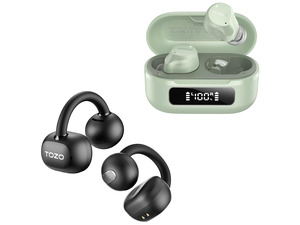 OpenEarRing True Open Ear Headphones NC9 Hybrid Active Noise Cancelling Wireless Earbuds OpenEarRing True Open Ear Headphones NC9 Hybrid Active Noise Cancelling Wireless Earbuds