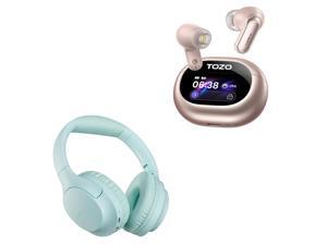 HA1 Bluetooth 5.4 Over Ear Headphones, 70H Playtime with Mic, Foldable Wireless Headset, NC20 Pro Active Noise Cancelling Wireless Earbuds with Smart Touch Screen, LDAC Hi-Res Audio HA1 Bluetooth 5.4 Over Ear Headphones, 70H Playtime with Mic, Foldable Wireless Headset, NC20 Pro Active Noise Cancelling Wireless Earbuds with Smart Touch Screen, LDAC Hi-Res Audio