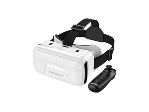 VR Headset for Phone with Controller, Virtual Reality Headsets with HD 110°FOV Anti-Blue Light Lenses & Adjustable Gears, 3D VR Headset for Kids Compatible iPhone Samsung Android 4.7-7.2" VR Headset for Phone with Controller, Virtual Reality Headsets with HD 110°FOV Anti-Blue Light Lenses & Adjustable Gears, 3D VR Headset for Kids Compatible iPhone Samsung Android 4.7-7.2"