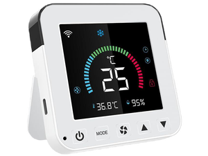 Smart Air Conditioner Controller, WiFi Thermostat for Mini-Split,Window,Portable AC&Heat Pumps Tuya Smart Life Wireless Remote Compatible with Alexa Google Home Smart Air Conditioner Controller, WiFi Thermostat for Mini-Split,Window,Portable AC&Heat Pumps Tuya Smart Life Wireless Remote Compatible with Alexa Google Home