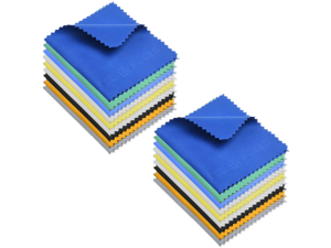 Microfiber Cleaning Cloth - 5.5x3'' Microfiber Cloth - Pack of 18 Lens Cleaning Wipes - Cleaning Cloth for Glasses, Eyeglasses, Camera Lens & Phones Microfiber Cleaning Cloth - 5.5x3'' Microfiber Cloth - Pack of 18 Lens Cleaning Wipes - Cleaning Cloth for Glasses, Eyeglasses, Camera Lens & Phones