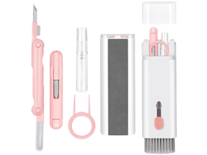 7-in-1 Electronic Cleaner Kit,Keyboard Cleaner,Laptop Cleaner Kit for Monitor, Cell Phone, Headset, Lego, Laptop Camera Lens (Pink) 7-in-1 Electronic Cleaner Kit,Keyboard Cleaner,Laptop Cleaner Kit for Monitor, Cell Phone, Headset, Lego, Laptop Camera Lens (Pink)