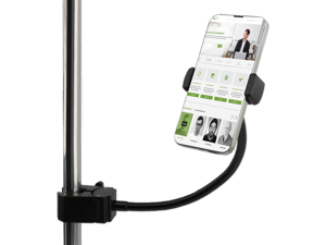 Mic Stand Phone Holder, 360° Swivel Ball Microphone Floor Music Stand Cell Phone Mount Adjustable 11.81"Gooseneck Compatible with Phone, Samsun g Galax-y and more for Desk & Tripod Use Mic Stand Phone Holder, 360° Swivel Ball Microphone Floor Music Stand Cell Phone Mount Adjustable 11.81"Gooseneck Compatible with Phone, Samsun g Galax-y and more for Desk & Tripod Use