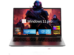 NIAKUN 2026 15.6" FHD Gaming Laptop: AMD Ryzen 7 6800H 45W TDP, 32GB RAM, 1TB NVMe SSD, Win 11 Pro, Keyboard, 6 Ports, Lightweight 3.5lb for Gaming, Students, Programming, Video Editing NIAKUN 2026 15.6" FHD Gaming Laptop: AMD Ryzen 7 6800H 45W TDP, 32GB RAM, 1TB NVMe SSD, Win 11 Pro, Keyboard, 6 Ports, Lightweight 3.5lb for Gaming, Students, Programming, Video Editing