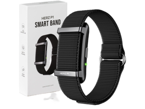 Herz P1 Smart Band Bracelet - Health Wristband Fitness Tracker for Heart Rate, Sleep, Stress, Track Steps, Activity & Body Temperature, 30 Days Battery, Subscription Free App, 1ATM Water Resistant Herz P1 Smart Band Bracelet - Health Wristband Fitness Tracker for Heart Rate, Sleep, Stress, Track Steps, Activity & Body Temperature, 30 Days Battery, Subscription Free App, 1ATM Water Resistant