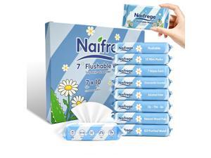 70 Wet Wipes Travel Flushable Wipes Travel Butt Wipes To Go (10 Packs of 7) 70 Wet Wipes Travel Flushable Wipes Travel Butt Wipes To Go (10 Packs of 7)