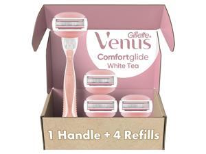 ComfortGlide White Tea Women's Razor 1 Handle + 4 Blade Refills ComfortGlide White Tea Women's Razor 1 Handle + 4 Blade Refills