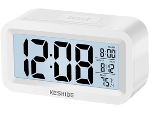 Travel Digital Alarm Clock,Battery Operated with Backlight, Indoor Temperature, Desk Small Clock,Snooze Model,12/24H Display for Bedrooms Heavy Sleepers Kids Travel Bathroom Travel Digital Alarm Clock,Battery Operated with Backlight, Indoor Temperature, Desk Small Clock,Snooze Model,12/24H Display for Bedrooms Heavy Sleepers Kids Travel Bathroom