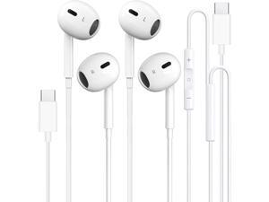 2 Pack Type C Headphones Wired for iPhone 17 16 16e 15 Pro Max Plus, USB C Earphones with Microphone & Delivers Crisp Stereo Sound with Rich bass Earbuds for iPhone 15 16 Pro Max, iPad 2 Pack Type C Headphones Wired for iPhone 17 16 16e 15 Pro Max Plus, USB C Earphones with Microphone & Delivers Crisp Stereo Sound with Rich bass Earbuds for iPhone 15 16 Pro Max, iPad