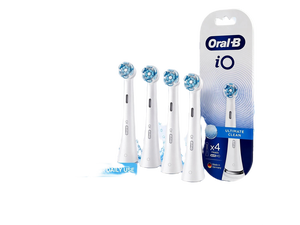 Oral-B iO Ultimate Clean Replacement Brush Heads, 4 Count White, Only Compatible with Oral-B iO Series Electric Toothbrushes Oral-B iO Ultimate Clean Replacement Brush Heads, 4 Count White, Only Compatible with Oral-B iO Series Electric Toothbrushes