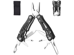 MINI Multitool Pliers, Christmas Birthday Gifts for Men Boyfriend Dad Husband Women, Pocket Knife 14-In-1, Rugged and Practical Portable Computer and Bike Gadgets, Black Camping and Survival Tools MINI Multitool Pliers, Christmas Birthday Gifts for Men Boyfriend Dad Husband Women, Pocket Knife 14-In-1, Rugged and Practical Portable Computer and Bike Gadgets, Black Camping and Survival Tools