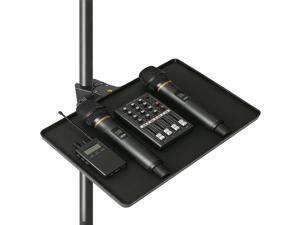 Microphone Stand Tray,Clamp on Shelf for TikTok,Most Mic Stands,10.8"x8.0" Large Tripod Shelf Table,Clip on Tray,Music Stand Accessories,Lash Tray Holder for Salon,Live Streaming,Recording,Concert Microphone Stand Tray,Clamp on Shelf for TikTok,Most Mic Stands,10.8"x8.0" Large Tripod Shelf Table,Clip on Tray,Music Stand Accessories,Lash Tray Holder for Salon,Live Streaming,Recording,Concert