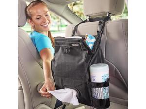 Car Trash Can and Tissue Holder, Hanging Trash Bag Seat Organizer Car Trash Can and Tissue Holder, Hanging Trash Bag Seat Organizer