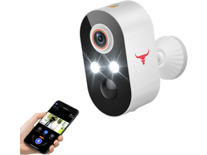 1080P Wireless Security Camera Outdoor, Battery Powered, AI Human Detection, Color Night Vision, 2-Way Audio, IP65 Waterproof, 2.4G Wi-Fi, Cloud Storage (2 Spotlights) 1080P Wireless Security Camera Outdoor, Battery Powered, AI Human Detection, Color Night Vision, 2-Way Audio, IP65 Waterproof, 2.4G Wi-Fi, Cloud Storage (2 Spotlights)