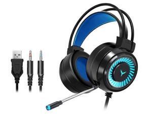 G58 LED Gaming Headset with Mic, Over-Ear Wired Headphones, Noise-Cancelling & Bass for PC/Laptop (Black) G58 LED Gaming Headset with Mic, Over-Ear Wired Headphones, Noise-Cancelling & Bass for PC/Laptop (Black)