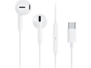 USB C Wired Earbuds for iPhone 17/16/15 Pro Max Plus Air iPad & USB-C Headphones for Samsung Galaxy S26/S25/S24/S23 Ultra A55 A54, Type-C Earphones with Microphone,1 Years Warranty (White) USB C Wired Earbuds for iPhone 17/16/15 Pro Max Plus Air iPad & USB-C Headphones for Samsung Galaxy S26/S25/S24/S23 Ultra A55 A54, Type-C Earphones with Microphone,1 Years Warranty (White)